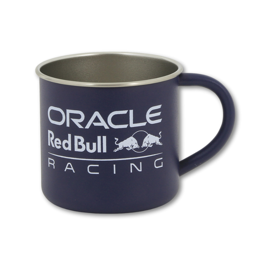 Mug Peltre Azul Logo Blanco Oracle Red Bull