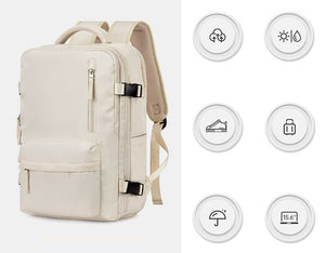 Mochila Viaje Viral (Cabina Avión) 31L Beige