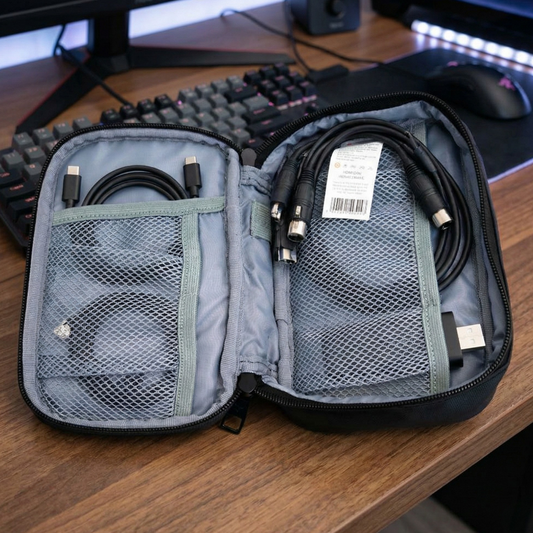 Organizador de Cables Negro Moose