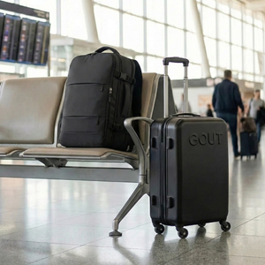 ✈️PACK Exclusivo Maleta Cabina GOUT y Mochila Viaje Viral Cabina 40L. Negro