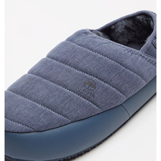 Pantufla Llaima Outdoor Acolchada Azul