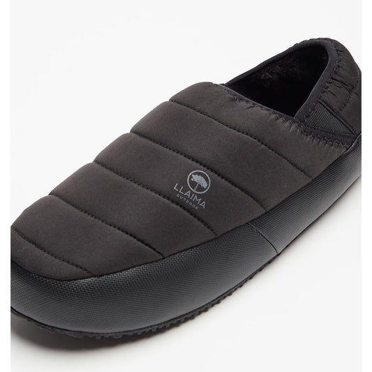 Pantufla Llaima Outdoor Acolchada Negro