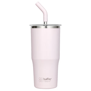 Mug Vaso Térmico Buffer Roques 750 ml + 2 Tapas Pinky