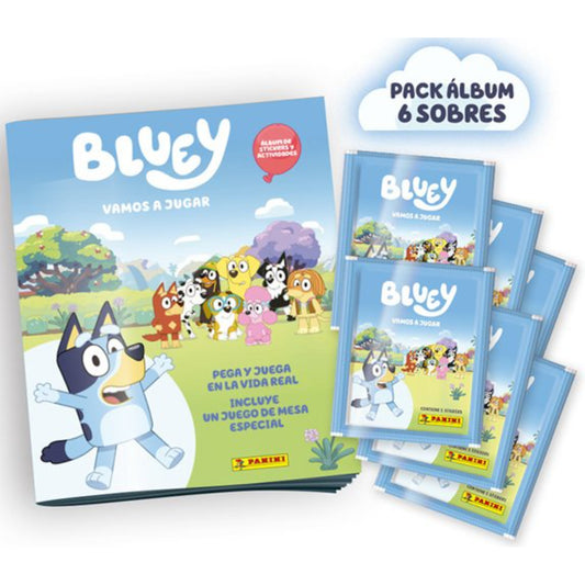 Pack 1 Album + 6 Sobres Bluey 2
