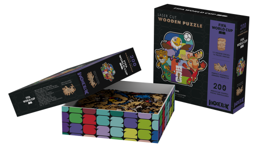Puzzle 200 Piezas FIFA 2026 Usa/Can/Mex Mascotas M30 Core
