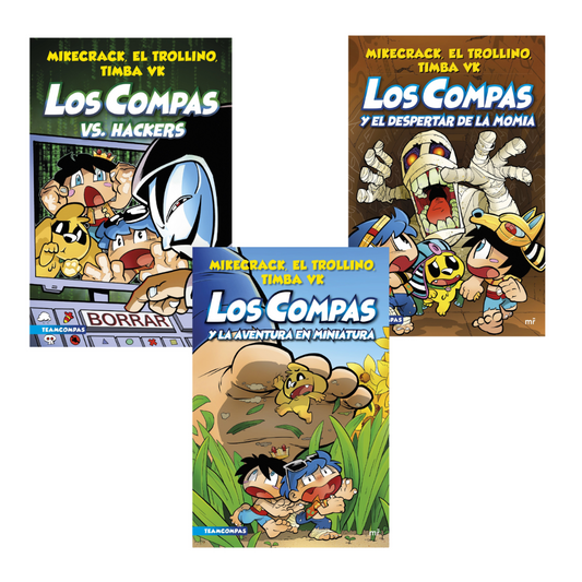 Pack de Libros de "Los Compas" (Edición 7, 8 y 9)