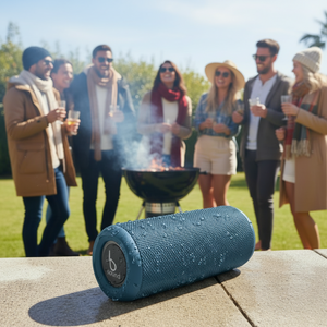 Combo Powerbank Energizer 10.000 mAh + Parlante Bluetooth Impermeable Azul 20W