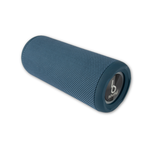 Parlante Bluetooth Impermeable Azul 20W con Luz LED RGB