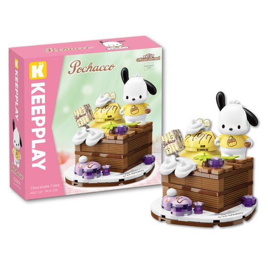 Pochacco Cake Bloques Armables 126 Piezas