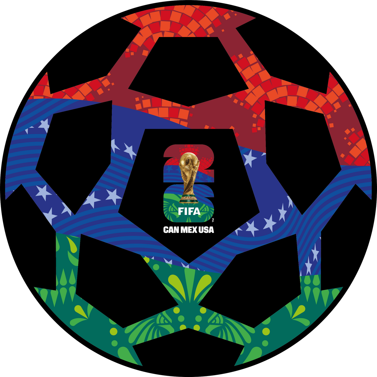 Puzzle 200 Piezas FIFA 2026 Mex/Can/Usa Ball M30 Core – Tienda Copec