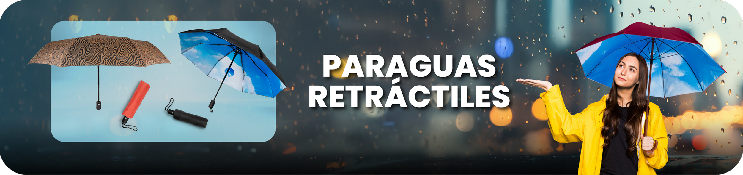 Paraguas Retráctiles