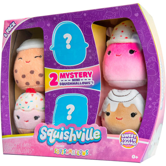 Squishmallows Set 6 Peluches 5 cm