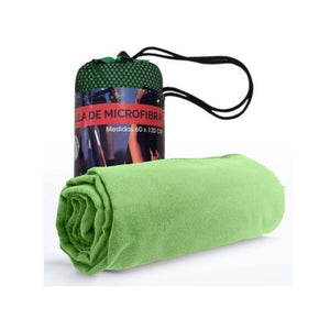 Toalla Microfibra Suede 60x120 cm Verde Pro Outdoor