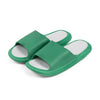 Sandalia basic slide goma verde