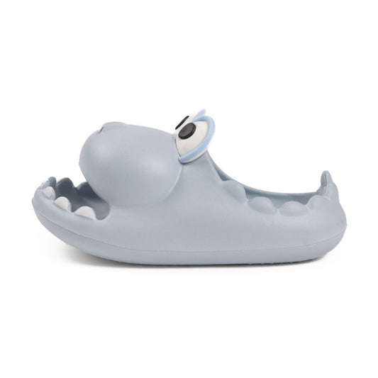 Sandalia Infantil Cocodrilo Goma Azul