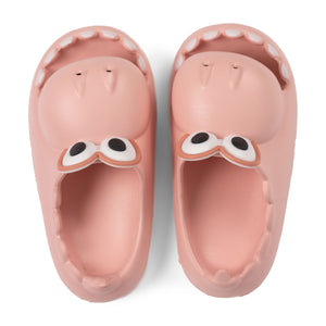 Sandalia Infantil Cocodrilo Goma Rosado