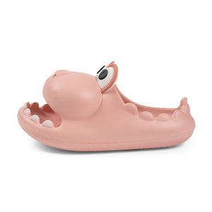 Sandalia Infantil Cocodrilo Goma Rosado