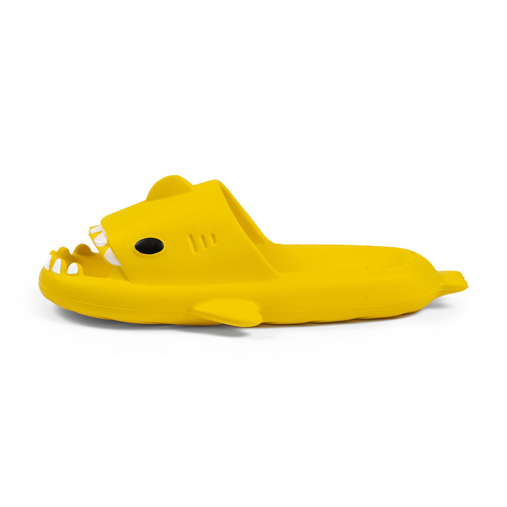 Sandalia infantil tiburón goma amarillo