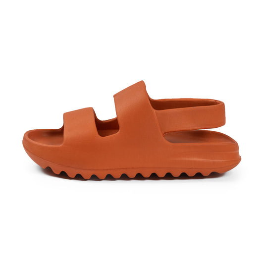 Sandalia Plataforma Goma Naranjo Unisex