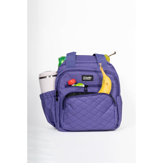 Lonchera Térmica y Mochila 2en1 Buffer Morada