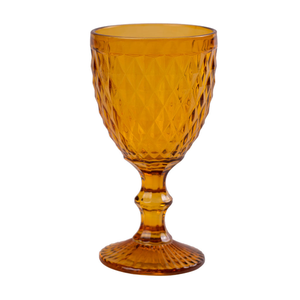 Set 4 Copas 320 Ml Ámbar