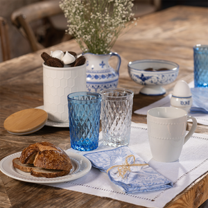Set 4 Mugs Loza Blanca