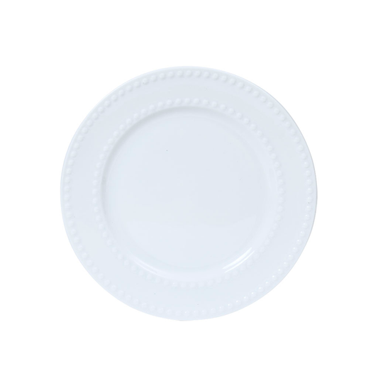 Set 4 Platos Grande Loza Blanca