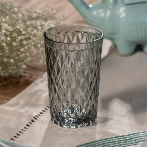 Set 4 Vasos De Vidrio 350 Ml Humo