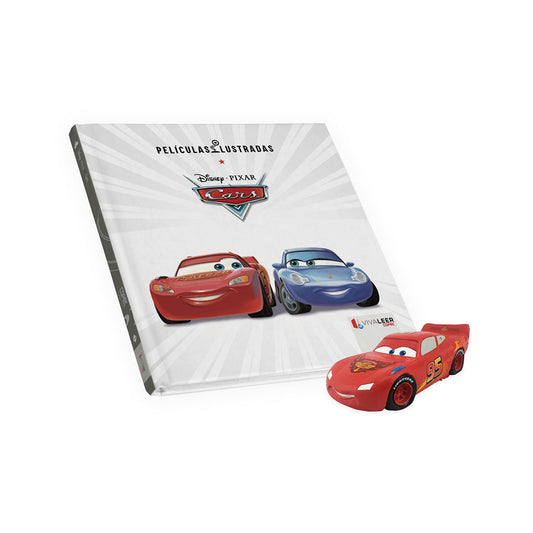 Set Libro Cars 1 + Figura Rayo McQueen