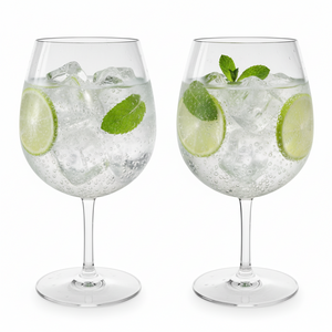 Set de 2 Copas Acrílicas Premium para Gin 660ml