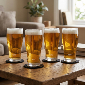 Set De 4 Vasos Cerveceros Wayu 570 ml Vidrio