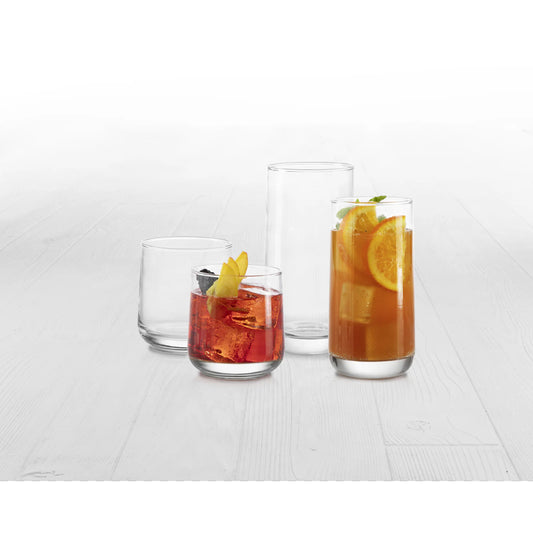 Set de 4 Vasos Bajos 394ml Koba DOF