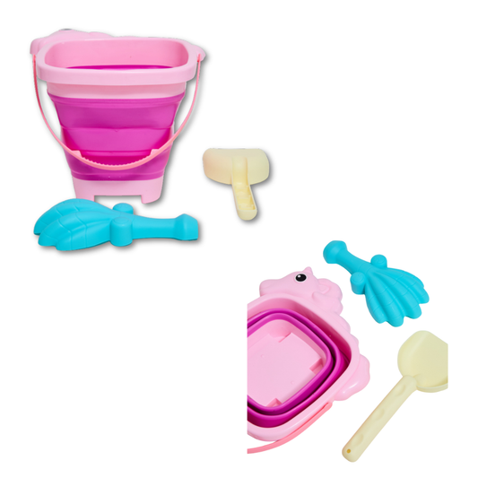 Set Balde Plegable de Unicornio