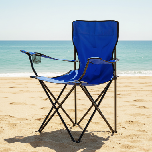 Silla Plegable Apoya brazos Celeste Navigator