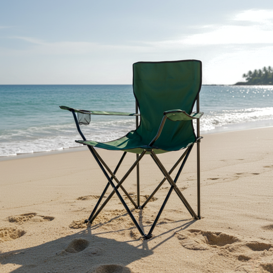 Combo 2 Sillas Plegables Apoya Brazos Verde y Celeste Navigator