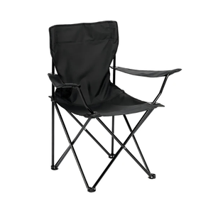 Silla Plegable Apoyabrazos Negro Navigator