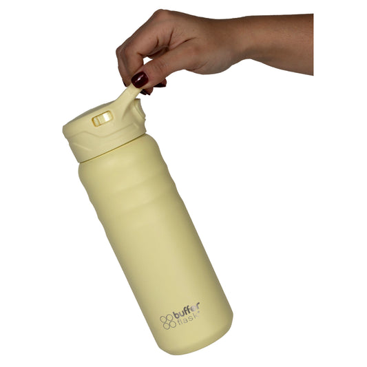 Botella Agua Térmica Yosemite 700ml Acero Inox Agua Fría y Caliente Lemon