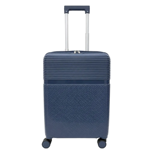 Combo Maleta de Cabina Premium Blue y Mochila Viaje Viral Impermeable 36L Black. Pack Travel