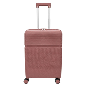 Combo Maleta (S) Rosado Oscuro y Mochila Viaje Viral Cabina 36L Pink. Pack Travel