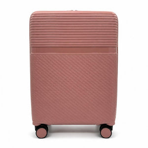 Combo Mochila Viaje Viral Cabina Avión 40L Black  y Maleta de Cabina Pink oscuro. Pack Travel