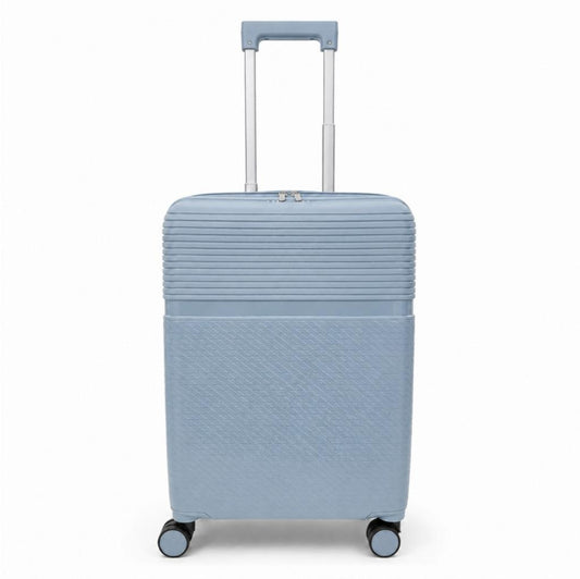 Combo Maleta (S) Light Blue y Mochila Viaje Viral Cabina 40L Black