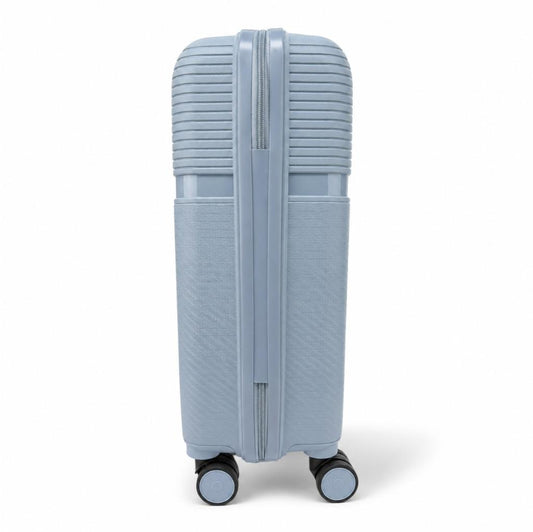 Combo Maleta (S) Light Blue y Mochila Viaje Viral Cabina 40L Black