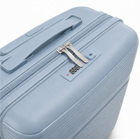 Combo Maleta (S) Light Blue y Mochila Viaje Viral Cabina 40L Black