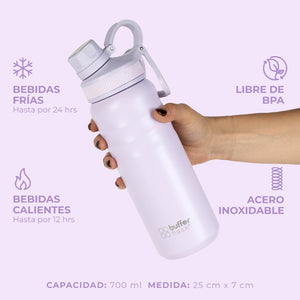 Combo 4 Botellas Térmicas Buffer Yosemite 700 ml Multicolor