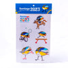 CALCOMANÍAS MASCOTA JUEGOS SANTIAGO 2023