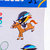 CALCOMANÍAS MASCOTA JUEGOS SANTIAGO 2023