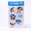 CALCOMANÍAS MASCOTA JUEGOS SANTIAGO 2023