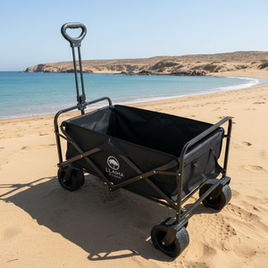 Combo 2 Sillas Plegables Llaima Azul + Carrito Todo Terreno Plegable Llaima
