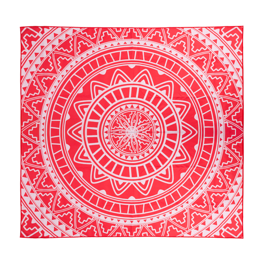 Toalla Playa Mandala Coral XL 153X163Cm