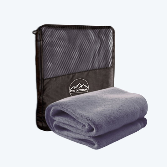 Toallón Microfibra Terry XL 110x150 Cm Gris